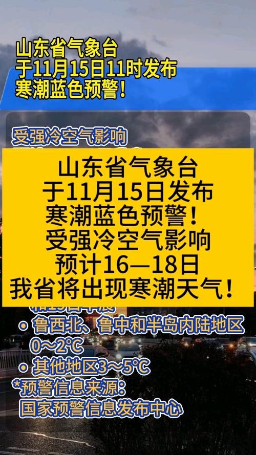 山东寒潮来袭，28~30号天气变化如下，各市详细天气预报请收好！