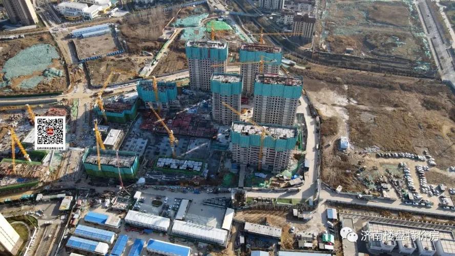 济南张马片区航拍，济南建工地块工程进展#城市建设 城市规划 济南房产 济南 济南买房