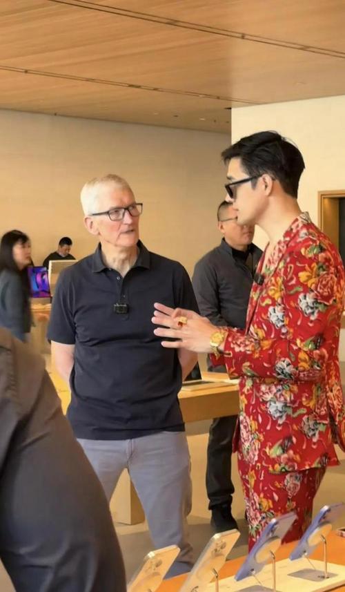 李美越厉害了，与库克相约面谈，给甲亢哥当翻译，曾接受CGTN采访