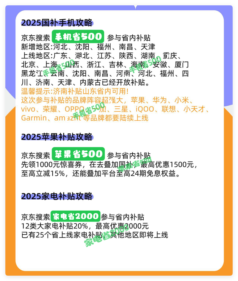 怎么参加国家补贴？2025国家补贴什么时候结束？手机国补线上申请流程和操作步骤！