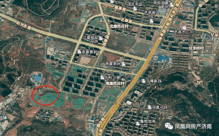 济南东部历下区长岭山片区地铁4号线林家庄站施工进度！