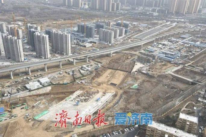 济南奥体西路北延工程进展#济南城市规划